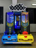 Machine de jeu d'arcade de course automobile à 2 joueurs, à monnayeur, pour centre de jeux et parc d'attractions