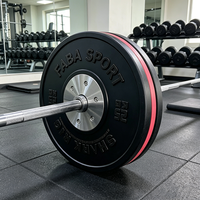 Vente directe d'usine : Ensemble de plaques de poids pour haltères de fitness et de musculation, plaques de poids de gym, plaques de bumper en caoutchouc