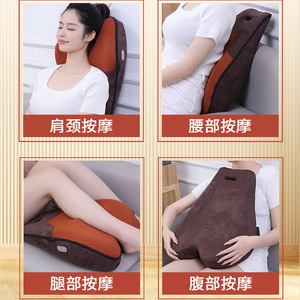 Massage Pillow Lumbar Support 49x40x16cm Kneading Massage For Neck Waist Back Office Use - Product Image 5