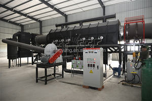 Cómo hacer biocarbón de cáscara de arroz con horno de carbonización de pirólisis continua de biocarbón Mingyang - Product Image 5