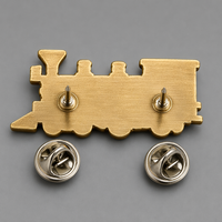 Spille Personalizzate in Smalto Duro all'Ingrosso, Distintivi da Bavero Vintage a Tema Locomotiva a Vapore Ferroviaria per Regalo - Produttore