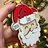 Adorno Navideño Personalizado de Muñeco de Nieve, Colgante, Regalo para Fiestas Navideñas, Decoración para el Hogar