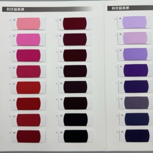 100% 폴리에스터 스트레치 트윌 원단 50D75D 경량 160가지 색상 재고 있음 90gsm 마감 처리 1-7일 이내 배송 - Product Image 5