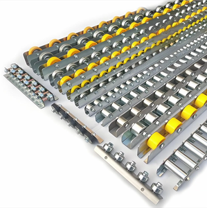 भारी शुल्क कन्वेयर प्लेसन व्हील रेल जस्ता युक्त कार्बन स्टील प्रवाह रोलर रेल गोदाम पाइप रैक के लिए - Product Image 6