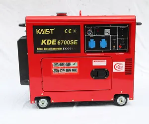 KAIST KDE6700SE Máy Phát Điện Chạy Bằng Diesel 5kw Di Động