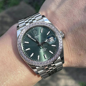 ساعة ميكانيكية عالية الجودة 904L من الفولاذ المقاوم للصدأ ، غطاس رياضي ، ساعة ETA ، كريستال الياقوت ، مؤشر مقاوم للماء - Product Image 3