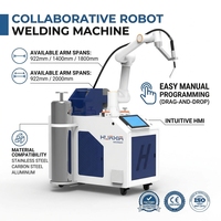 Nouvelle machine de soudage MIG cobot automatique avec bras de 922 mm, 1400 mm, 1800 mm, programmation gratuite, robot collaboratif de soudage