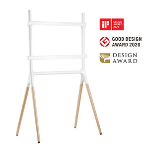 LUMI Salon Chevalet artistique de luxe Studio Bois Minimaliste Support TV avec quatre pieds pour 55 60 65 pouces - Product Image 6