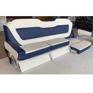 Feitine ที่นั่งเรือยอชท์แบบหรูหราสีเรือ3-seater พับได้ที่นั่งเรือท้องแบนสำหรับเรือท้องแบน - Product Image 3