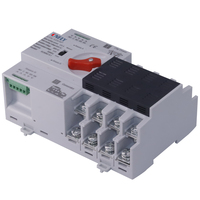 Générateur diesel silencieux, système solaire photovoltaïque 3P 4P, ATS (commutateur de transfert automatique) pour onduleur 120V 60Hz 240V 400V 63A 100A