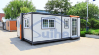Suihe Maison préfabriquée en conteneur pliable et extensible avec couleur personnalisée