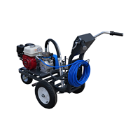 Machine de marquage de lignes de terrain de football Pistolets de pulvérisation électriques Machines de marquage routier à peinture froide Machine de décapage de peinture