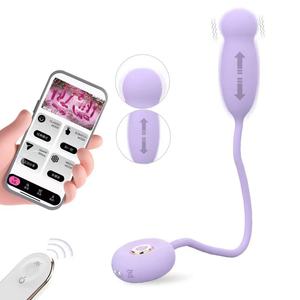 Vibratore per Donne con Funzione di Spinta e Riscaldamento, Pallina dell'Amore con Telecomando, Potente Vibratore da Superficie con Giocattoli Sessuali - Product Image 6