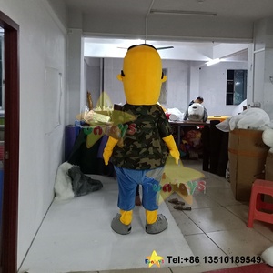 Funtoys Personalizar <span class=keywords><strong>Simpson</strong></span> Película Personaje Mascota Disfraz Felpa Cosplay Dibujos Animados Mascotte Halloween Carnaval para Adultos - Product Image 3