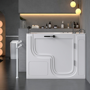 Bañera de Seguridad Zink, Bañera de Entrada Baja, Bañera de Masaje, Combinación de Ducha y Bañera, Bañera con Acceso para Personas Mayores - Product Image 5