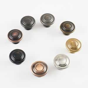 Round Drawer <strong>Knobs</strong> Multi-Color Single <strong>Knobs</strong> Cabinet Pulls Decorative Zinc Alloy Hardware for Kitchen Furniture Handles - Product Image 1