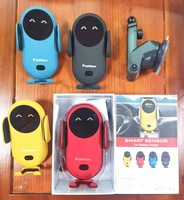 Soporte Inteligente Inalámbrico para Teléfono de Coche, Montaje en Rejilla de Ventilación, Rotación de 360 Grados, Carga Rápida, Soporte Móvil
