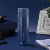 PINKAH 13 oz en acier inoxydable isolé flacon infuseur à thé tasse thermos avec passoire amovible forme de flacon pour le thé en vrac
