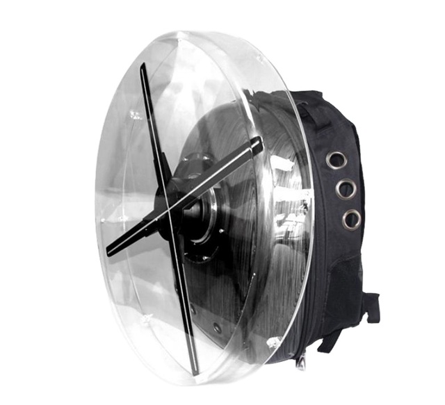 Dseelab 65X2 3D Holographic Advertising Machine Hologram Fan for Marketing Advertising Display Screen