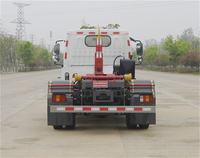 Camion à bras de ramassage YUEJIN 4x2 en promotion avec station de compactage des déchets, solution de système de transfert