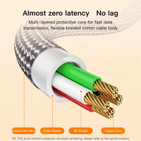 SAMZHE Cable Adaptador OTG USB2.0 Tipo-C de 480Mbps, 0.12m, Aleación de Aluminio, para iPhone 17/16/15, iPad, Android, Laptop, PC