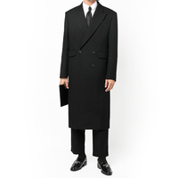 Manteau d'hiver pour hommes personnalisé en usine de nouveau style Manteaux pour hommes Manteau long formel en laine pour hommes