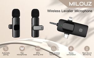 ไมโครโฟนไร้สาย Tokdance แบบหนีบปกเสื้อ ไดนามิก ครอบคลุมทุกทิศทาง ใช้ได้ทั้งแบบมือถือและตั้งโต๊ะ โครงสร้างโลหะ สำหรับ iPhone - Product Image 6