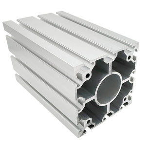 โปรไฟล์อะลูมิเนียมมาตรฐานยุโรปแบบหนาพิเศษ 120x120 6063 T6 ชุบอโนไดซ์ สำหรับโครงสร้างอุตสาหกรรม รูปทรงสี่เหลี่ยม - Product Image 1