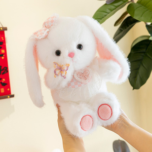 Tinh tế mới bướm thỏ đồ chơi sang trọng mềm mại thoải mái làm bằng cotton hữu cơ. cho trẻ em món quà hoàn hảo cho gia đình bạn bè - Product Image 2