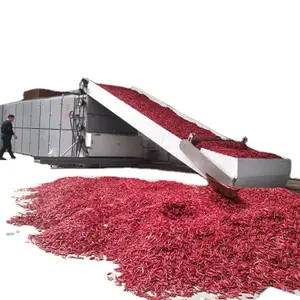 Essiccatore di peperoncino industriale ad alta capacità della Cina completamente automatico essiccatore di peperoncino