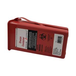 Màu đỏ 1 Quart và 2 Quart <span class=keywords><strong>Sharp</strong></span> <span class=keywords><strong>container</strong></span> dùng một lần chất thải y tế, sharps <span class=keywords><strong>container</strong></span> Biohazard kim xử lý - Product Image 3