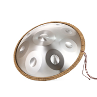 Factory Supply 9-Notes Steel Handpan Drum Set with Soft Bag/Stand Portable Percussion Musical Instruments