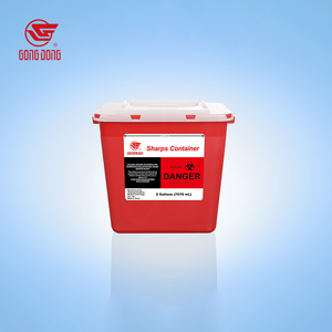 Conteneur jetable pour objets tranchants médicaux 1~13L, boîte de stockage des déchets à risque biologique pour aiguilles, pour usage domestique et en laboratoire - Product Image 5