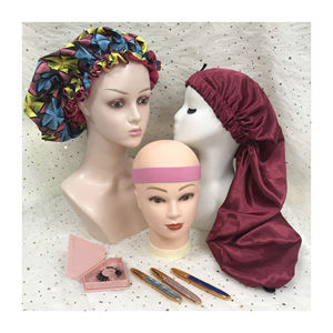 ผ้าพันคอผ้าไหมทำจากผม,หมวกคลุมผมยาวขนาดใหญ่พร้อมเนคไทและแบนด์ดีไซเนอร์สก๊อตฝากระโปรงหน้าร้าน - Product Image 4