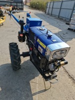 Motokultivator diesel, Mesin Pengolah Tanah Mini, Traktor Tangan Pertanian 20hp