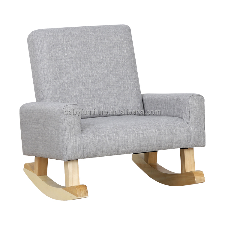 Kids Rocking Chair Linen Wear resistant
