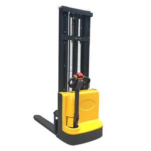Chariot élévateur électrique neuf à prix abordable, transpalette empileur électrique 1 tonne, récupérateur de stock entièrement électrique certifié CE/TUV/GS, hydraulique latéral - Product Image 5