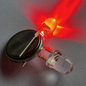 Đèn LED đỏ siêu sáng 1 watt DIP Bóng đèn công suất cao hình viên đạn 10 mm có khung đỡ thô - Product Image 5