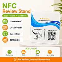 Placa NFC NTAG 213 NTAG 215 NTAG 216 Multiplataforma para Redes Sociales y Reseñas de Google con Adhesivo 3M