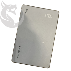 Luxury Metal Steel Business <b>Access</b> <b>Control</b> Membership <b>Card</b> Standard Size NFC Mini Tag T5577 1K EM4305 Chips Hotel Payment - Product Image 2