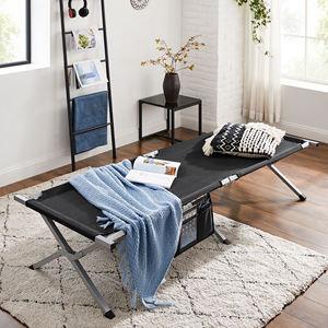 SONGMICS Portable Folding Camping Beach <strong>Bed</strong> Cot Single <strong>Adult</strong> Outdoor Sleeping Folding Camping <strong>Bed</strong> - Product Image 3