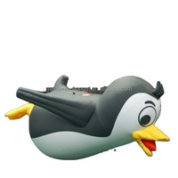 Ballon gonflable publicitaire personnalisé en forme de pingouin mignon, modèle gonflable durable pour la publicité, jouet pour la piscine et la décoration de fêtes