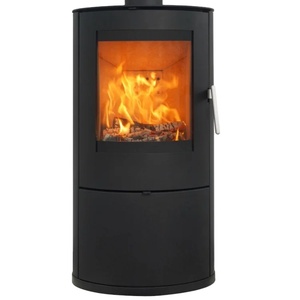 <span class=keywords><strong>Estufa</strong></span> de <span class=keywords><strong>leña</strong></span> <span class=keywords><strong>redonda</strong></span> clásica moderna Eco 2022 de diseño europeo con material de hierro fundido y acero para uso doméstico en interiores - Product Image 1