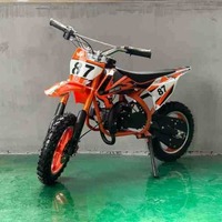 Motocicleta Todoterreno para Niños a Buen Precio, Mini Motocross de 10 Pulgadas, 50cc, 2 Tiempos, Diésel