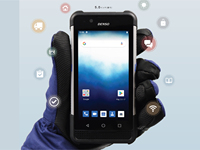 Denso BHT-M80 Android 10 1d 2d qr código azul usb con forma de diente pendientes los datos de rendimiento colector industrial resistente pda
