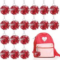 Porte-clés Pompon Remuuly Cheer, Cadeaux pour Cheerleaders, Jeux de Cheerleading, Accessoires de Cheerleading, Design Moderne et Simple