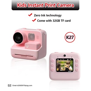 K27 Çocuklar İçin <span class=keywords><strong>Mini</strong></span> Selfie Kamera Anında Baskı 2.0" Termal Fotoğraf Kağıdı Dijital Kamera Projeksiyon Filtreli Video Kamera - Product Image 4