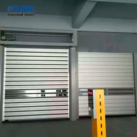 YUOU porte industrielle enroulable rapide spirale alu, dure, auto, sécurité