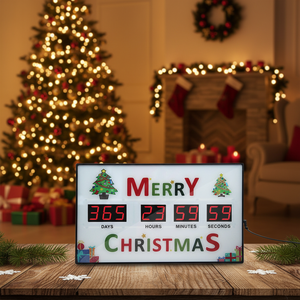 Reloj de Cuenta Regresiva Digital LED Multicolor Personalizado para Interiores CHEETIE CP04, Diseño Personalizado OEM, Impresión UV de Alta Resolución - Product Image 3