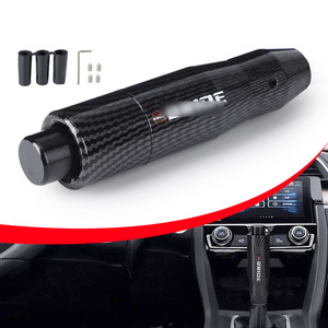Black Carbon Fiber Gear <b>Shift</b> <b>Knob</b> Automatic Transmission Car Interior Upgrade Ergonomic Design - Product Image 2